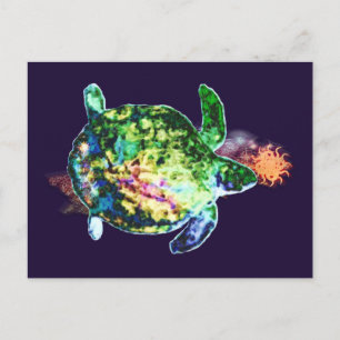 Postal El Bringer de colores cósmico