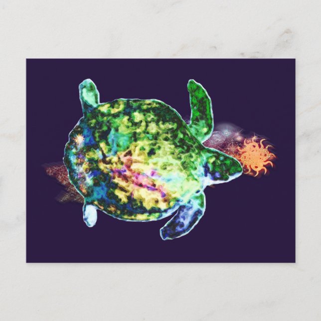 Postal El Bringer de colores cósmico (Anverso)