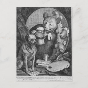 Postal El Bruiser Charles Churchill, una vez el