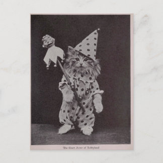 Postal El bufón de la corte de Tabbyland