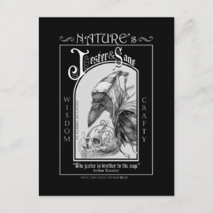 Postal El bufón y sabio de la naturaleza