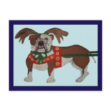 El Bulldog Reno de Santa