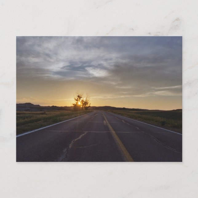 Postal El Bush en llamas (Anverso)