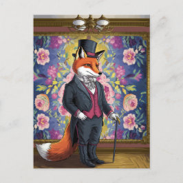 Postal El Caballero Fox Funny