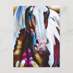 Postal El caballo de pintura