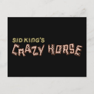 Postal el caballo loco de sid king