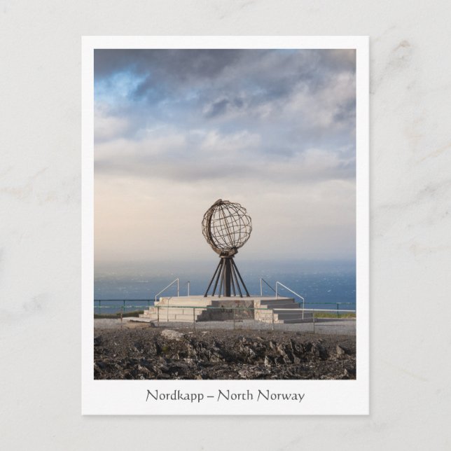 Postal El Cabo Norte - Nordkapp Noruega (Anverso)