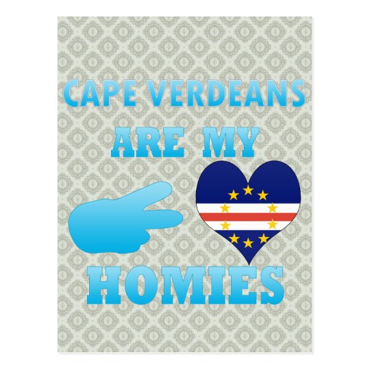 Postal El cabo Verdeans es mi Homies