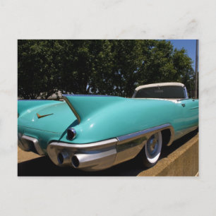 Postal El Cadillac verde de Elvis Presley es convertible 
