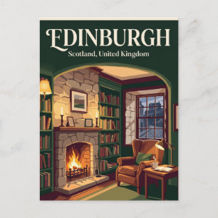 Postal El Café de Libros Cobblestone Reino Unido
