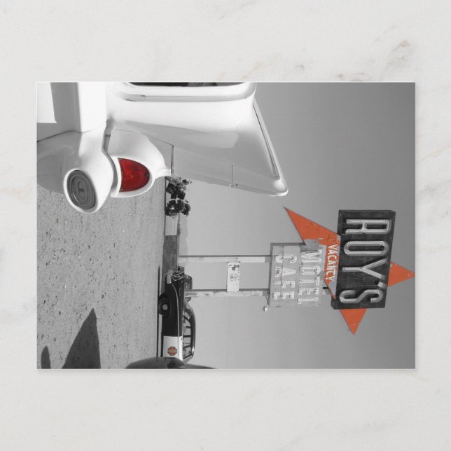 Postal El café de Roy (Anverso)