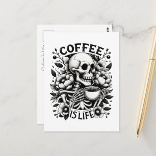 Postal El Café Es La Vida