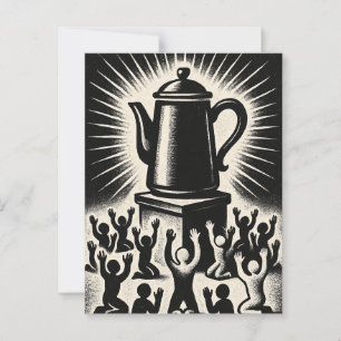 Postal El Café Es Mi Religión – Adorar Café