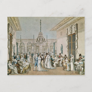 Postal El Café Frascati en 1807
