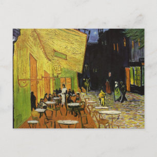Postal El café nocturno de Van Gogh
