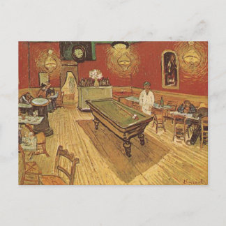 Postal El café nocturno de Vincent van Gogh