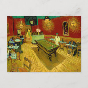 Postal El café nocturno Vincent Van Gogh