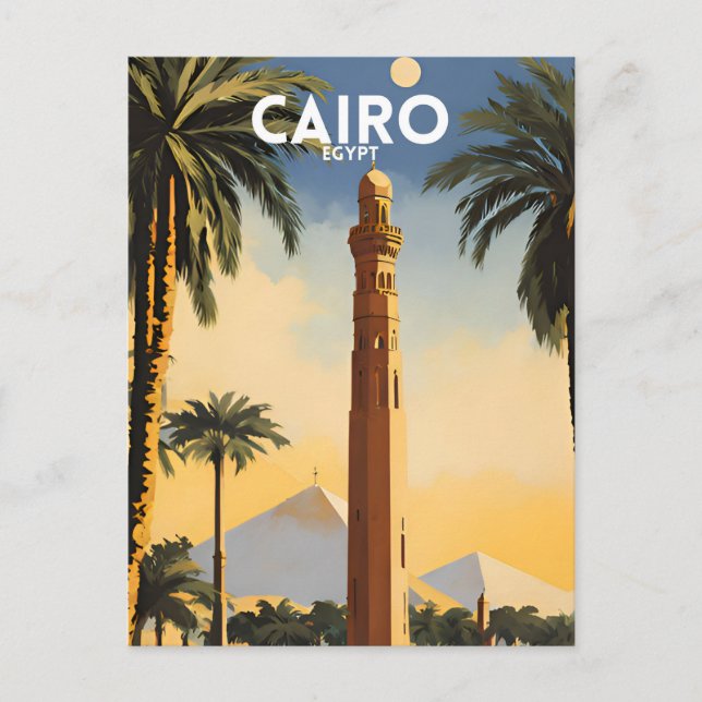 Postal El Cairo (Anverso)