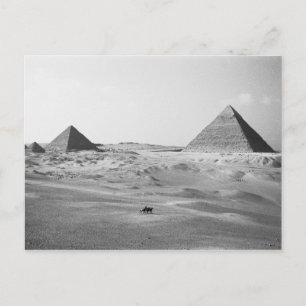 Postal El Cairo Egipto, Pirámides de Giza