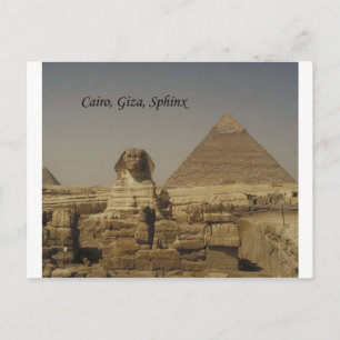 Postal El Cairo, Giza, La Esfinge (St.K.)