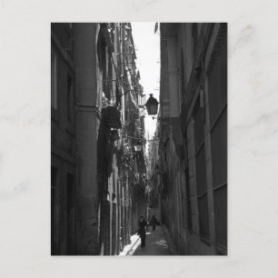Postal El Callejon Postcard (Barcelona, España)