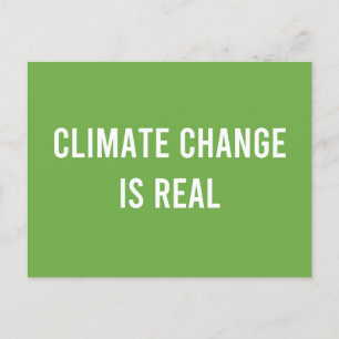 Postal El cambio climático es real
