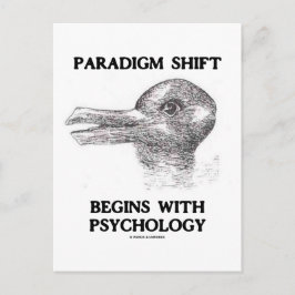 Postal El cambio de paradigma comienza con la psicología