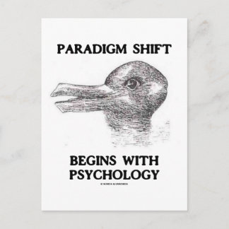 Postal El cambio de paradigma comienza con la psicología