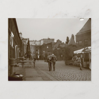 Postal El caminar de los amantes