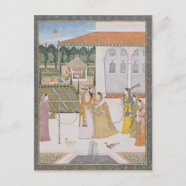 Postal El caminar de los pares (Anverso)