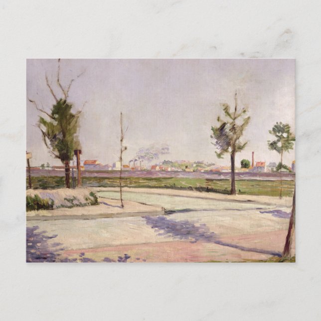 Postal El camino a Gennevilliers, 1883 (Anverso)