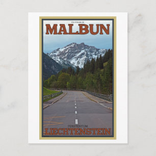 Postal El camino a Malbun