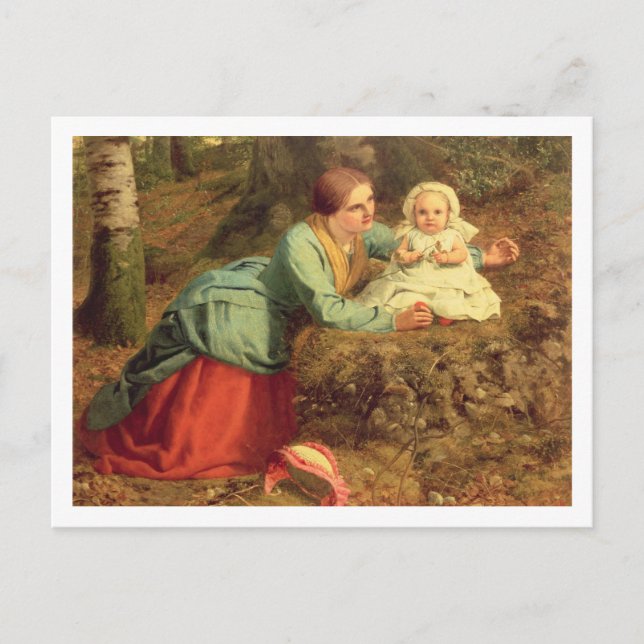 Postal El Camino Donde Se Extienden Las Hojas Marrones, 1 (Anverso)