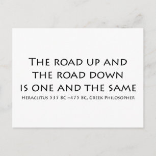 Postal El camino hacia arriba