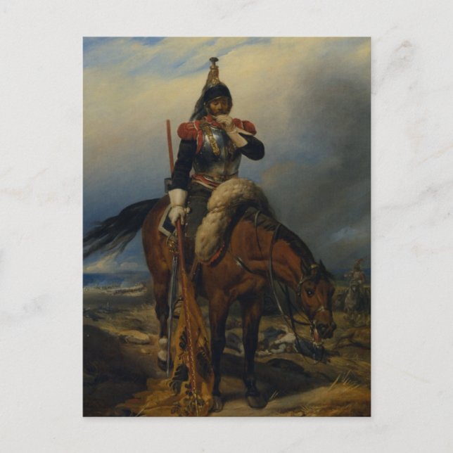 Postal El campo de batalla (Anverso)
