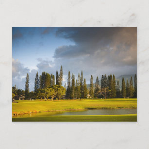 Postal El campo de golf de Makai en Princeville