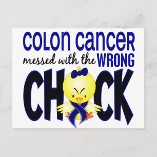 Postal El Cáncer De Colón Se Metió Con El Chick Equivocad