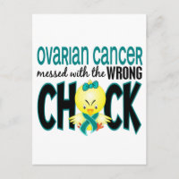 El Cáncer De Ovario Envuelto Con El Chick Equivoca