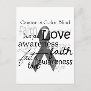 Postal El cáncer es color BLind