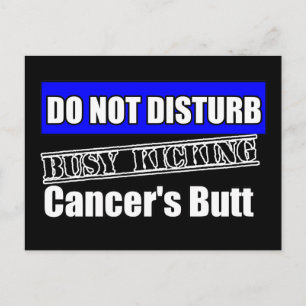 Postal El Cáncer Rectal No Perturba El Patada Butt