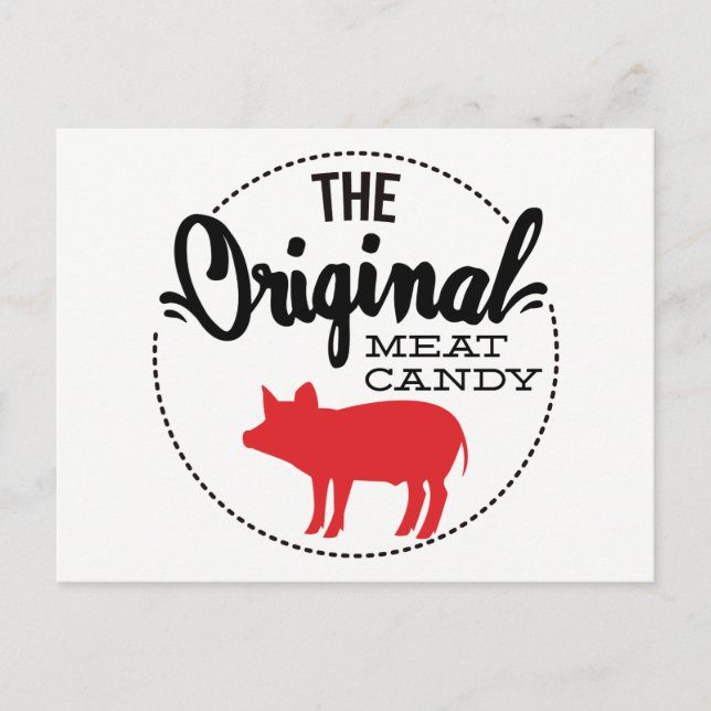 Postal El Candy De Carne Original (Anverso)