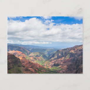 Postal El Cañón de Waimea
