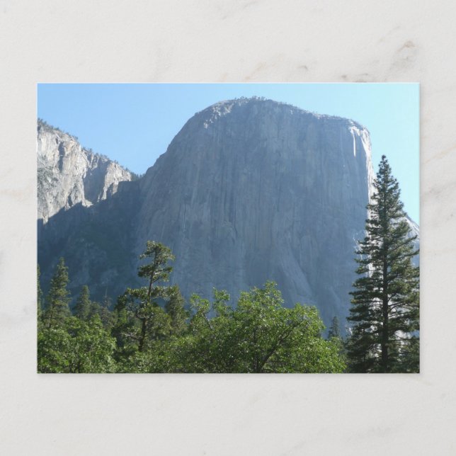 Postal El Capitán del Parque Nacional Yosemite (Anverso)
