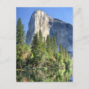 Postal El capitán sobre el río Merced - Valle Yosemite