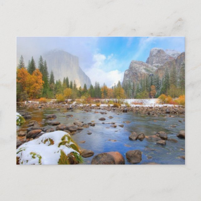 Postal El Capitan y tres hermanos (Anverso)