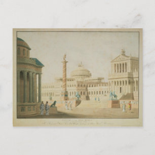 Postal El Capitolio, el diseño del Titus