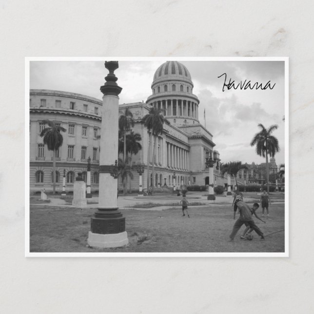 Postal el capitolio havana (Anverso)