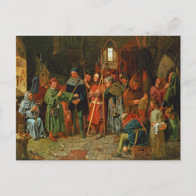 Postal El cargo de Dogberry para el reloj (Anverso)