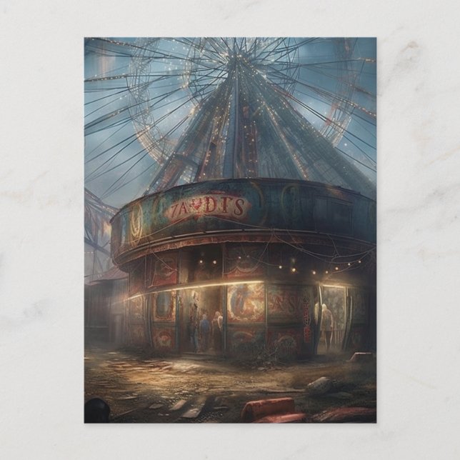 Postal El Carnaval Abandonado Embrujado (Anverso)