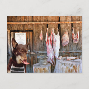 Postal El carnicero